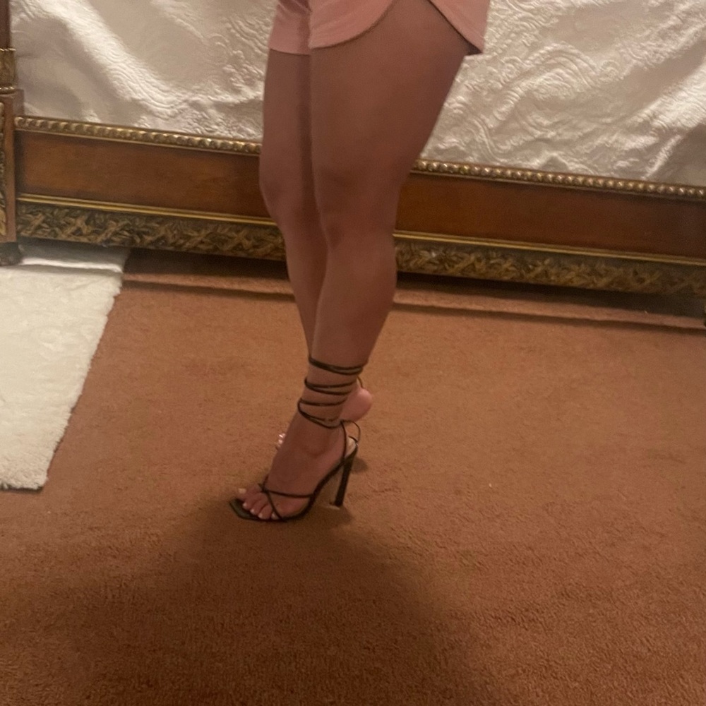 Fashion Nova Lace Up Heels